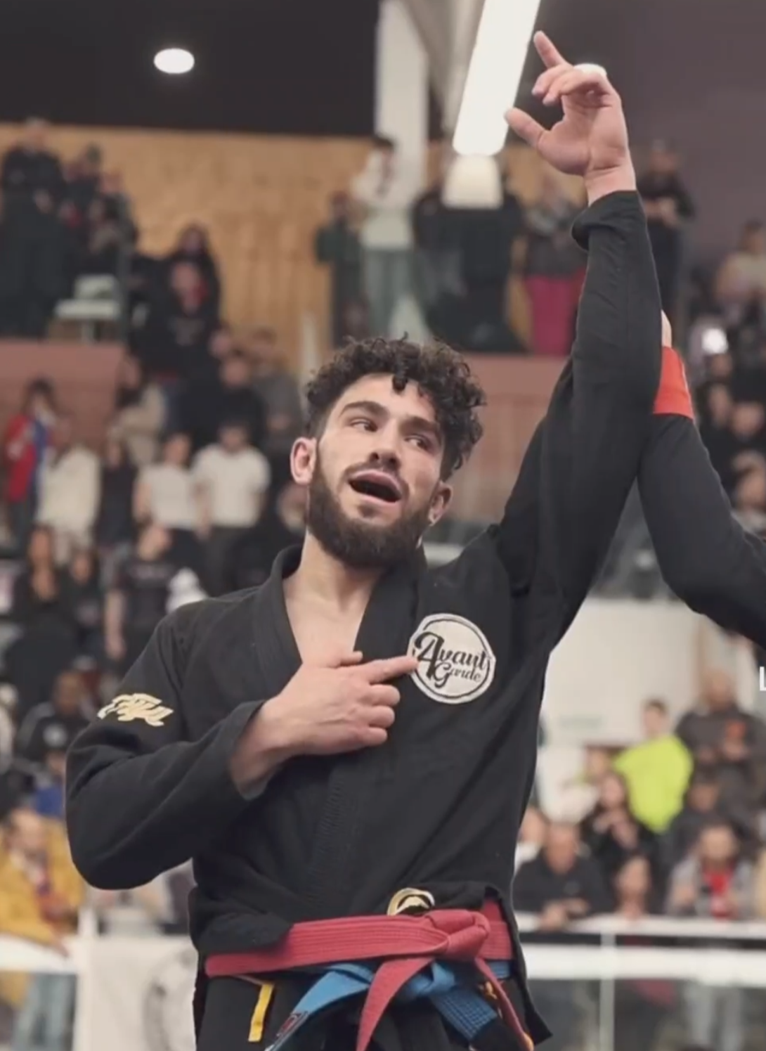 On the competition mats
